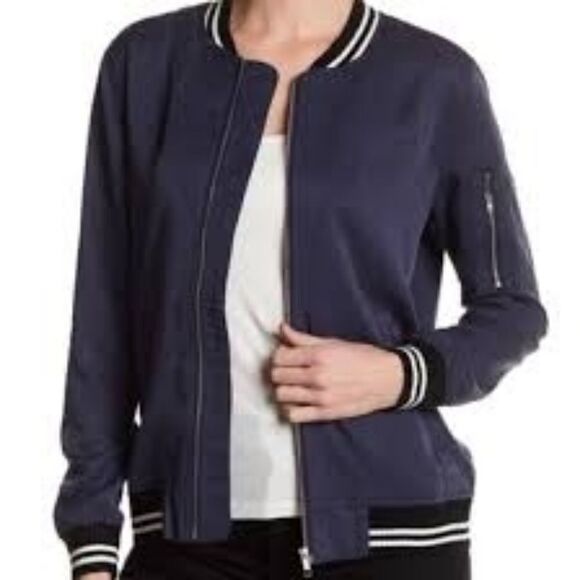 Harlowe & Graham Navy & black little zip-up - Picture 5 of 8